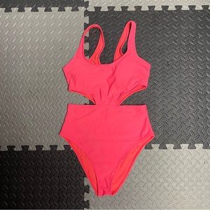Aerie Swim One Piece, Coral in Color